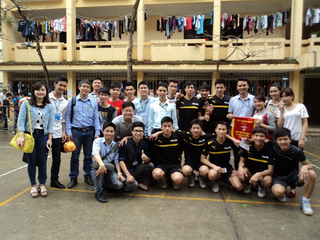 Sinh viên Khoa Mỏ đạt giải nhất giải bóng chuyền sinh viên 2014 - ĐH Mỏ - Địa chất